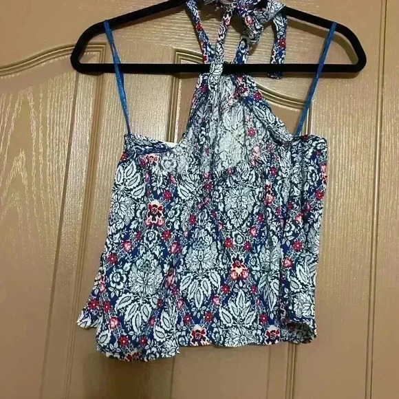 Free People halter top size small women’s floral flowy nwt - Picture 1 of 6